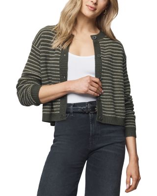 Amber Stripe Crop Cardigan