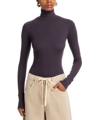 Luxe Rib Turtleneck Tee