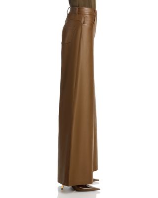 Elephant Faux Leather Pants