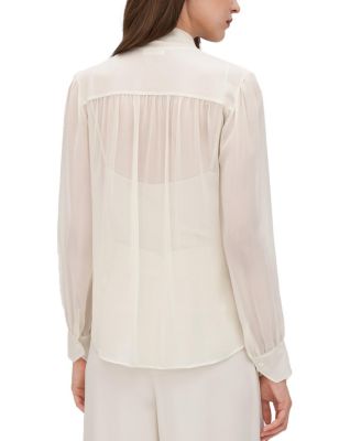 Bow Tie Silk Jasmine Blouse
