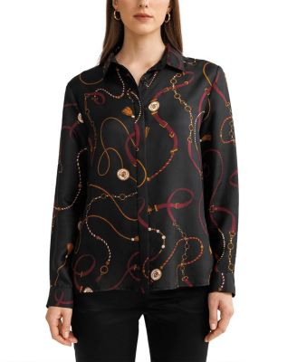 Louisville Print Silk Shirt