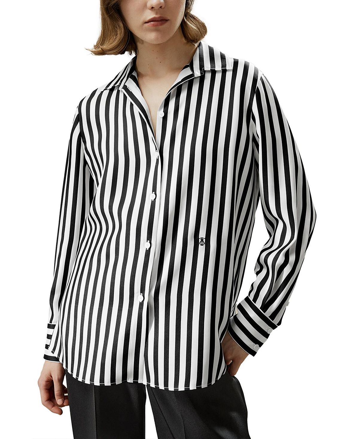 Lilysilk Amalfi Stripe Silk Shirt
