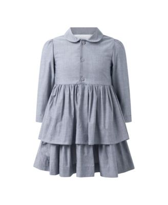 Girls' Chambray Shirt Dress - Little Kid, Big Kid