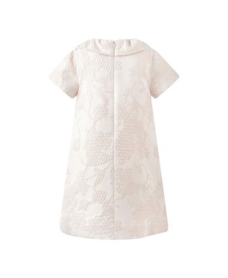 Girls' Gold Damask Shift Dress - Little Kid, Big Kid