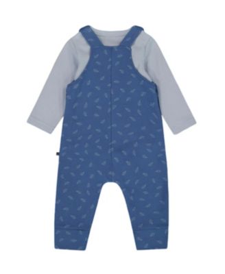 Boys' Organic Cotton Onesie and Overalls Set - Baby