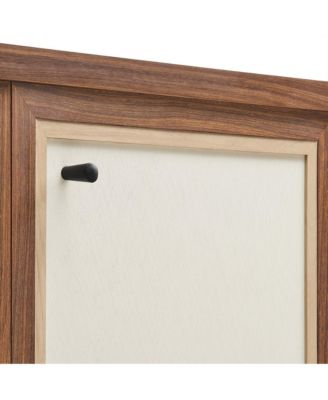 Capri 33" Wood Grain Storage Cabinet