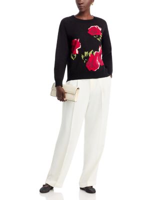 Rose Long Sleeve Crewneck Sweater