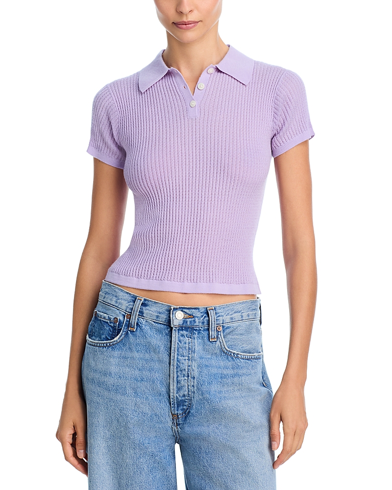 Guest In Residence Cashmere Polo Sweater In Multi