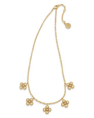 Berry Clover Multi Station Necklace, 16"