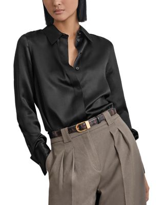 Ameria Silk Satin Shirt