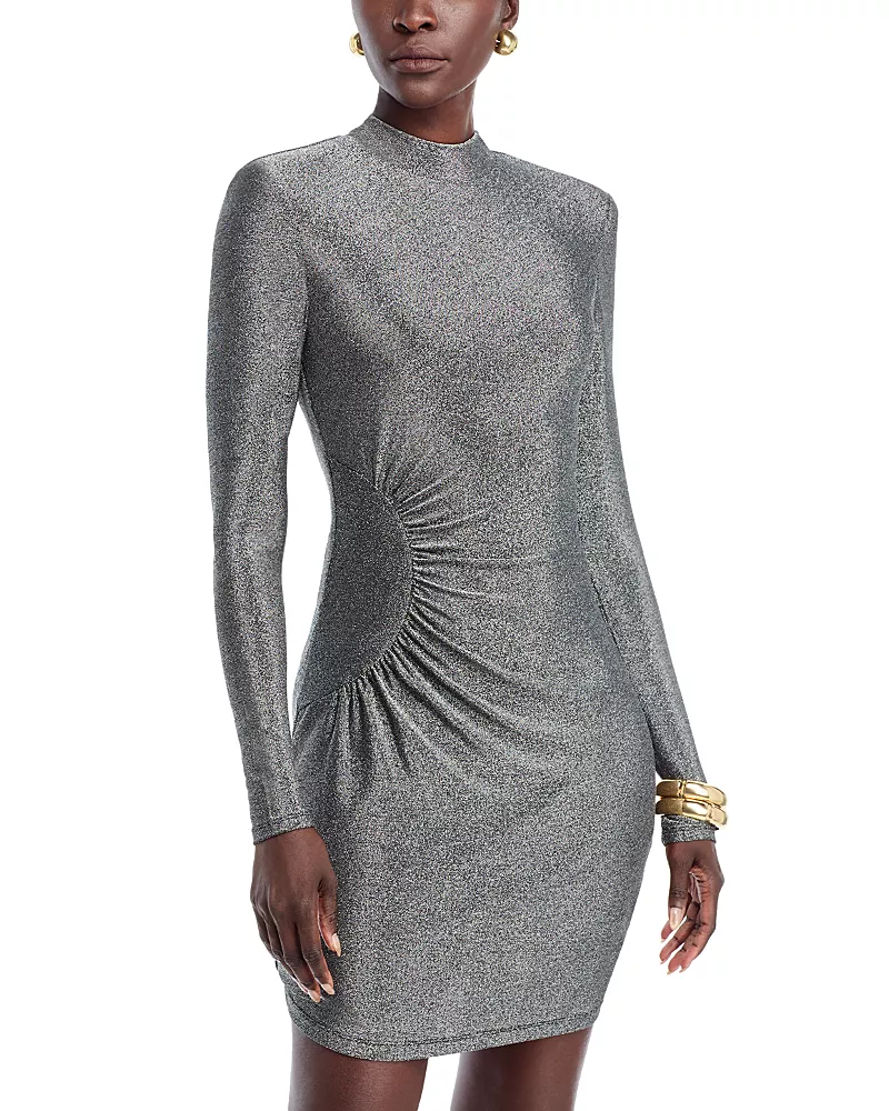 Ramy Brook Amarylis Metallic Mini Dress