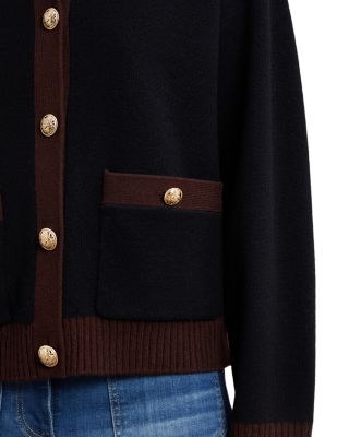 Olive Tipped Cardigan