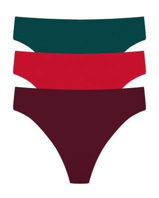 Bliss Bare Thongs, Pack Of 3