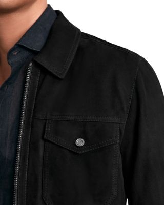 Pike Suede Zip Through Jacket