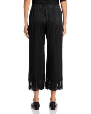 Fringe Trim Wave Pants  