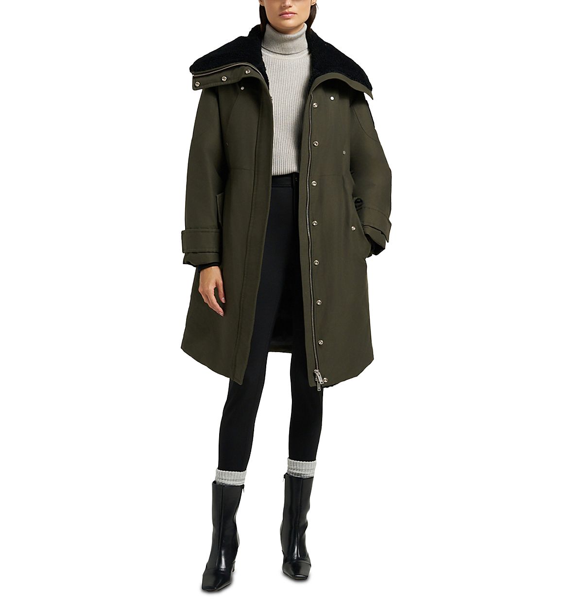 Moose Knuckles Storm Shearling Lined Parka