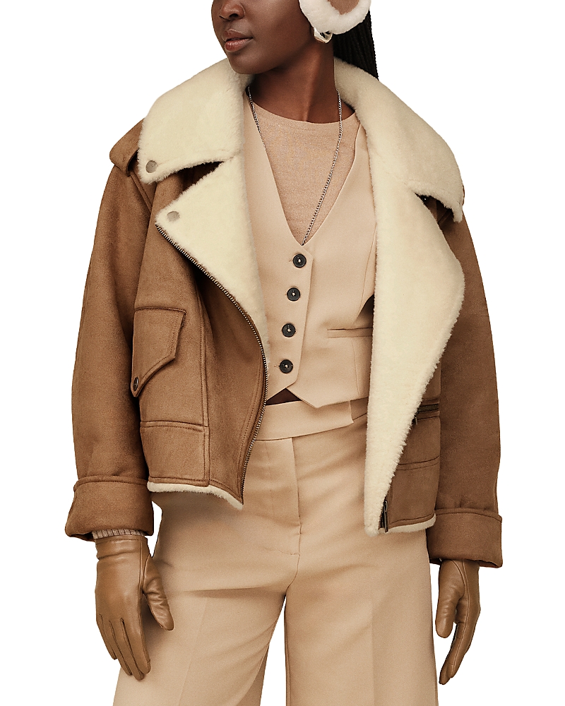 Ugg Finn Luxe Fluff Moto Jacket