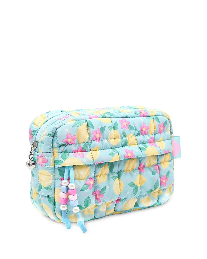 Omg Accessories Girls' Lemon Floral Scrunch Pouch