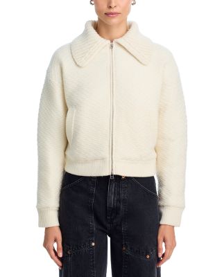 Cross Country Textured Bomber Jacket