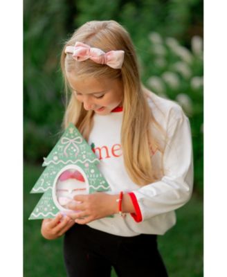 Girls' Velvet Bow Headband