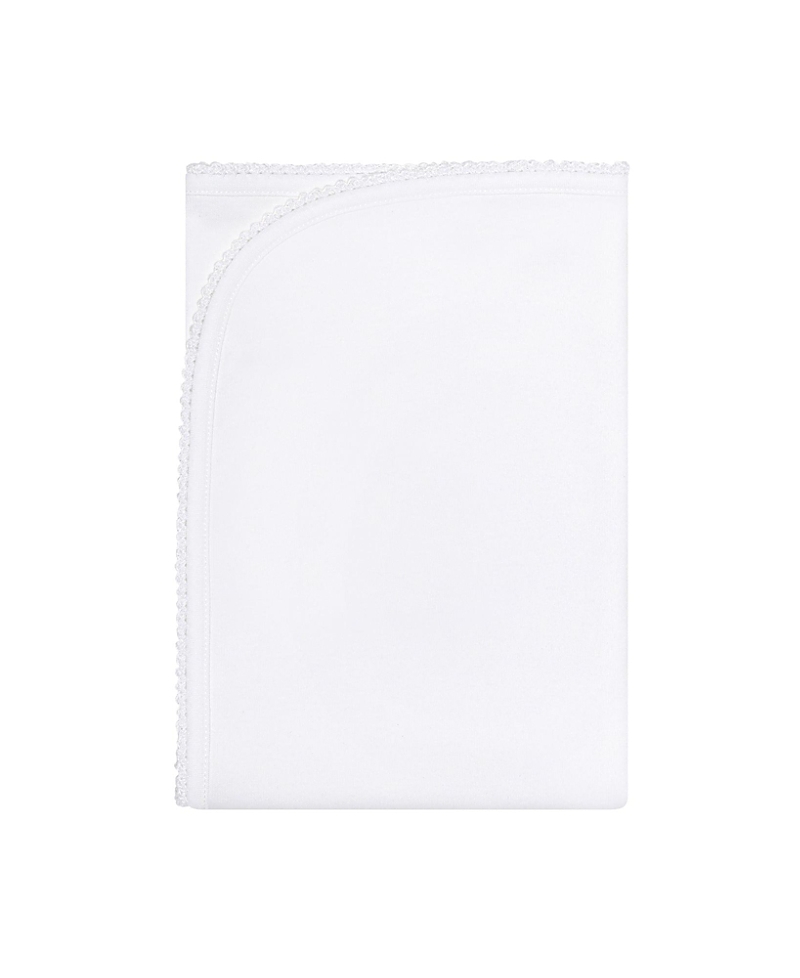 Nellapima Unisex Crochet Blanket - Baby In White