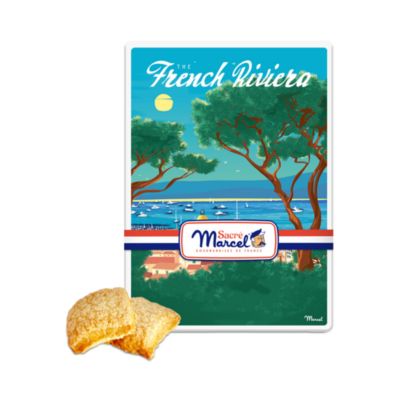 French Riviera Lemon Canistrelli Cookies Tin