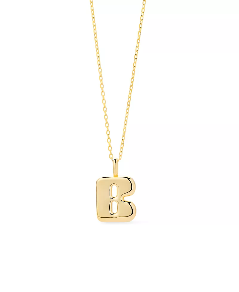 Letter Necklace - Bubble Letter Necklace