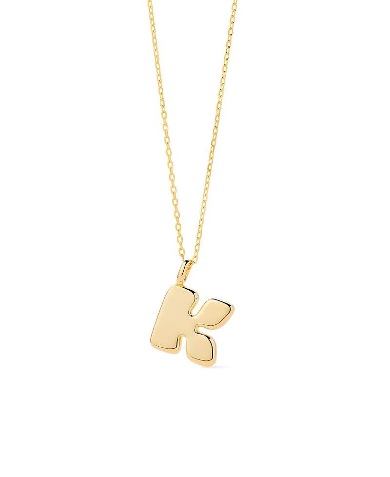 Ana Luisa Letter Necklace - Bubble Letter Necklace · OS