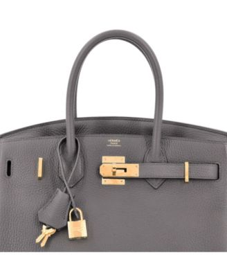 Birkin 30 Handbag Grey Togo with Gold Hardware