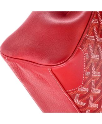  Mini Saigon Top Handle Bag Coated Canvas with Leather