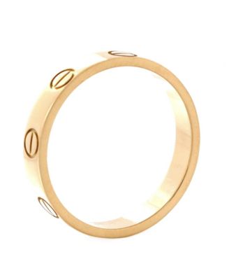 Love Wedding Band Ring 18K Gold