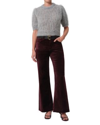 Odette Puff Sleeve Crewneck Sweater