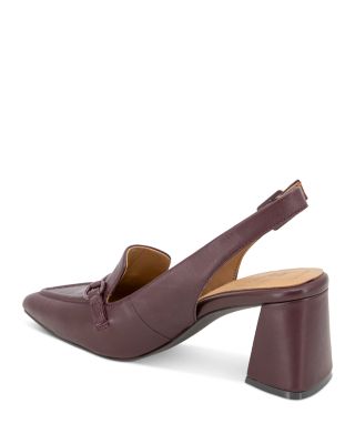 Women's Dawson Leather Slingback Pumps