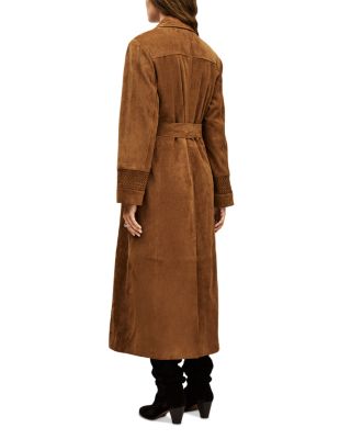 Maina Suede Trench Coat