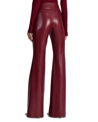 Andrew Faux Leather Bootcut Pants