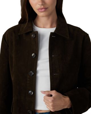 Faux Suede Chore Coat