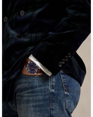 Polo Tailored Plaid Velvet Jacket