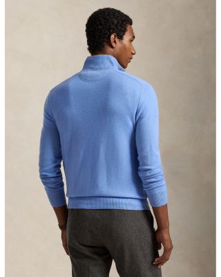 Cashmere Regular Fit Quarter Zip Mock Neck Sweater - Exclusive