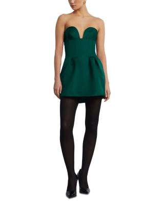 Strapless Bubble Mini Dress