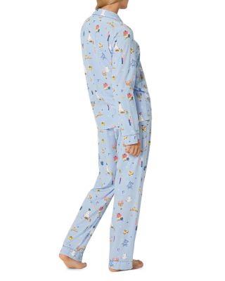 Printed Long Sleeve Pajama Set