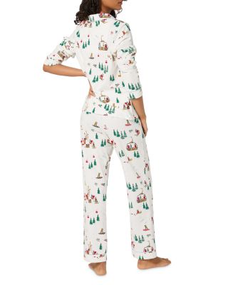 Printed Long Sleeve Pajama Set