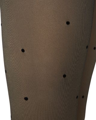Faux Sheer Polka Dot Tights