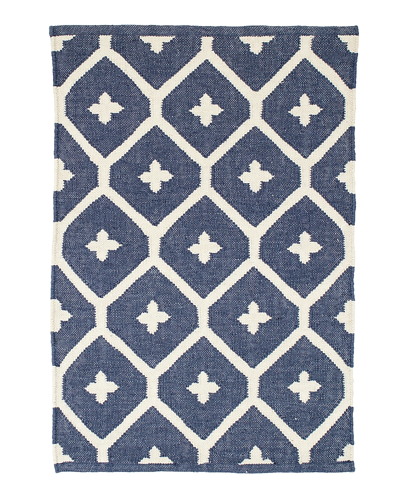 Dash & Albert By Annie Selke Dash Albert By Annie Selke Da771 Elizabeth Indoor/outdoor Area Rug, 6'0x9'0 In Blue
