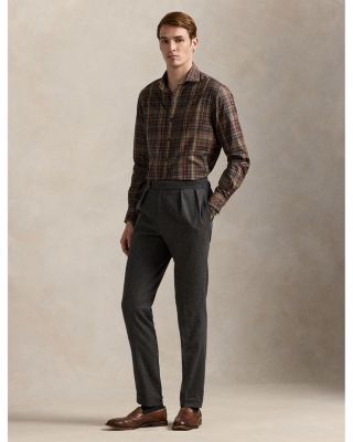 Classic Fit Plaid Twill Shirt