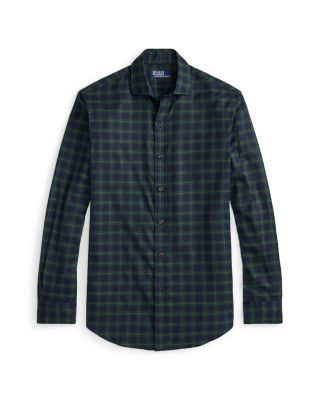 Classic Fit Plaid Twill Shirt