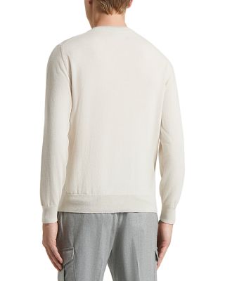 Crewneck Wool and Cashmere Sweater