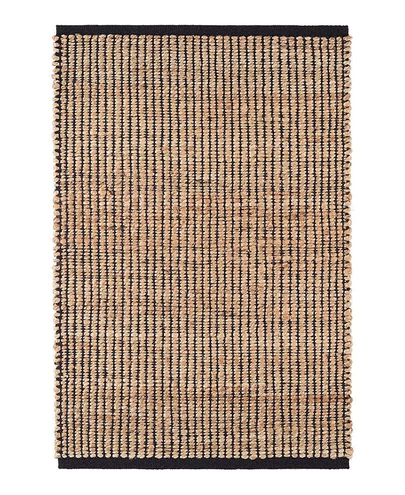 Dash & Albert By Annie Selke Dash Albert By Annie Selke Da975 Gridwork Area Rug, 2'6x8'0 In Black