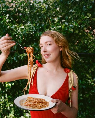 Spaghetti Strap Crochet Maxi Dress - Exclusive