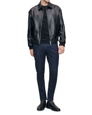 Robb Leather Bomber Jacket