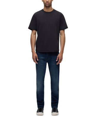 Blake Slim Straight Fit Jeans in Blue Shadow